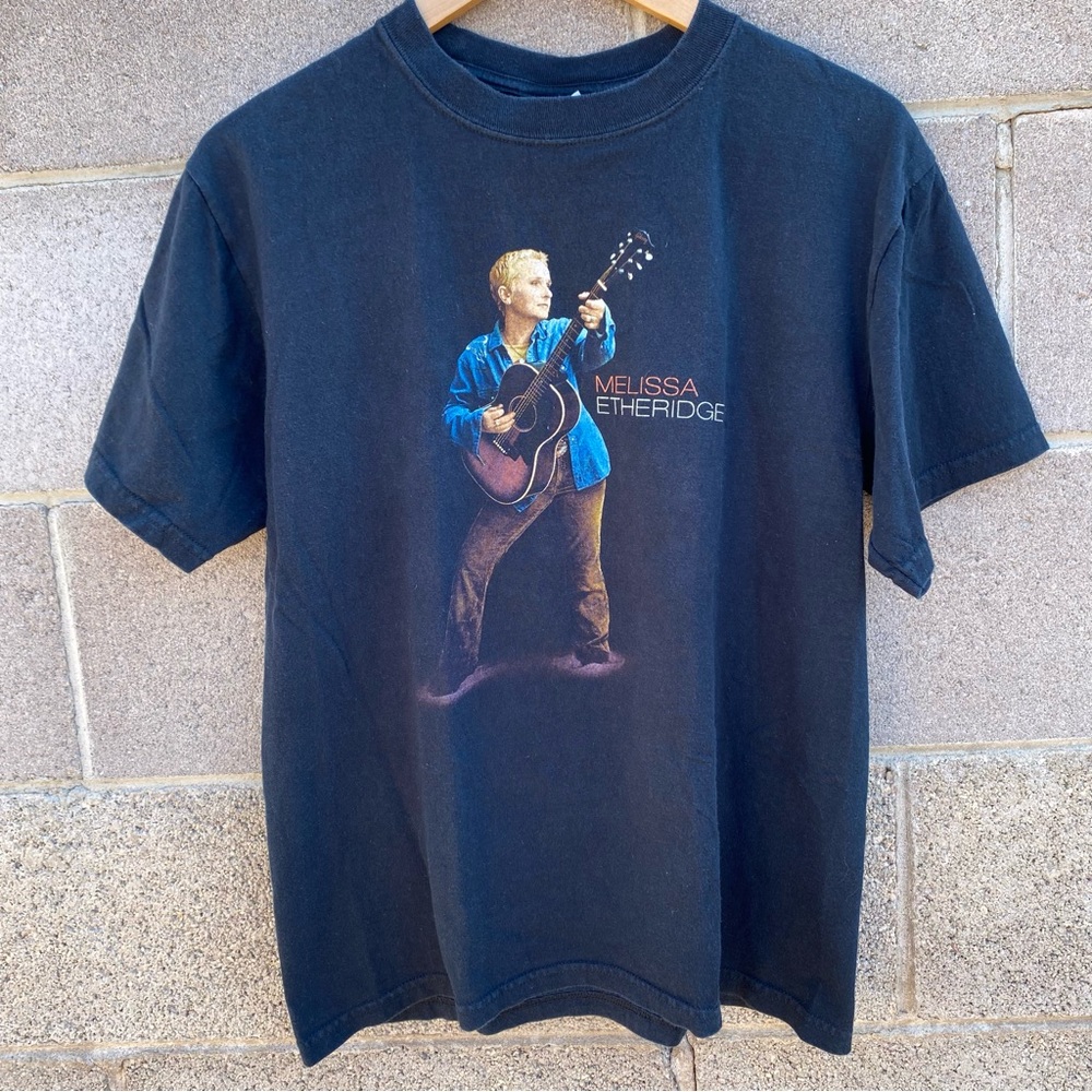 2006 Melissa Etheridge Summer Tour Medium Black Concert Tour T Shirt Places